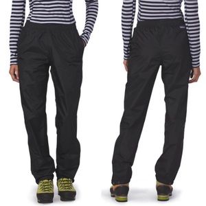 Patagonia Torrentshell Waterproof Black Nylon Pants